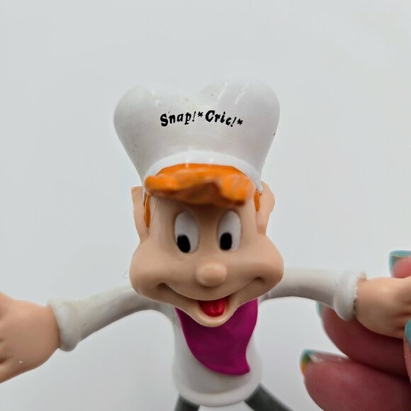 Vintage Bendy Figures Rice Krispies Snap Crackle Pop Kelloggs Collectibles Cerea - Picture 5 of 12